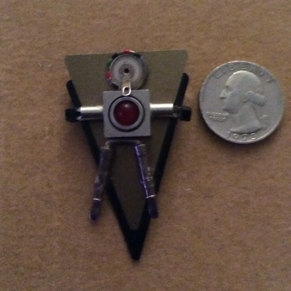 NWOT One of a Kind Steampunk Robot Brooch